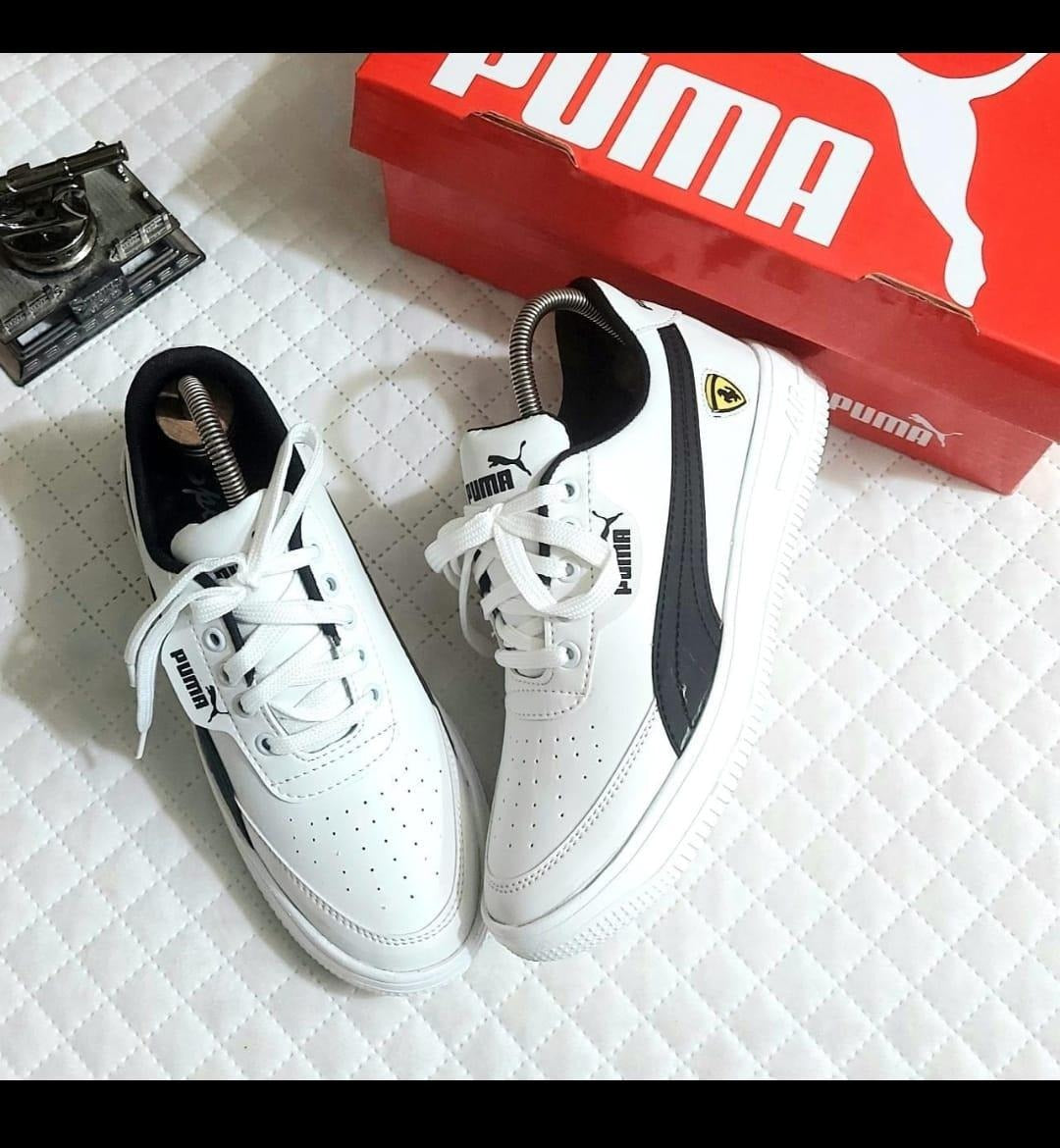 Sneakers for Men (White & Black, )