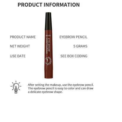 Waterproof Eyebrow Pen ( Pack of 2 )